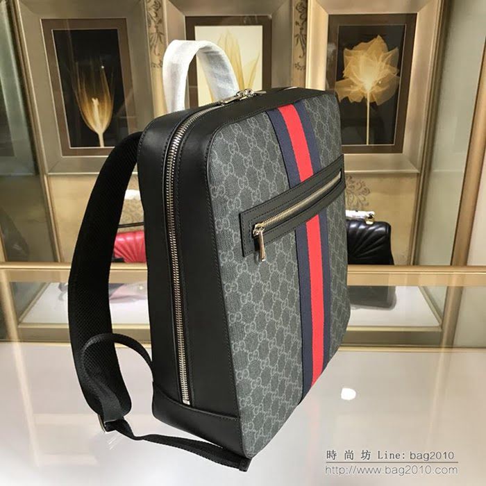 GUCCI古馳 新款男包 專櫃品質 478324 進口牛皮 原廠五金 男士雙肩背包  ydgq3215